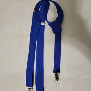 Mens Royal Blue 3 point suspenders